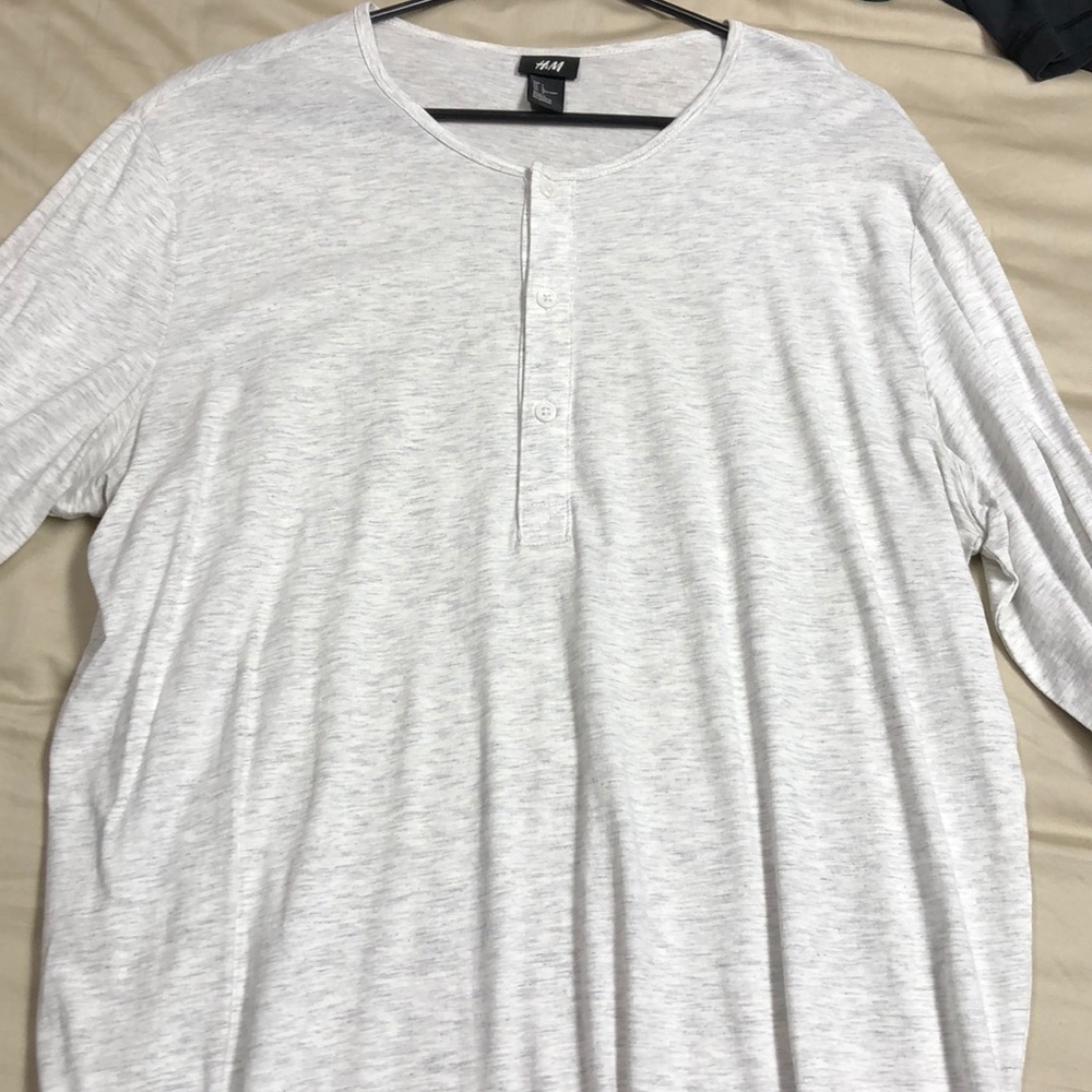 H&M half button up